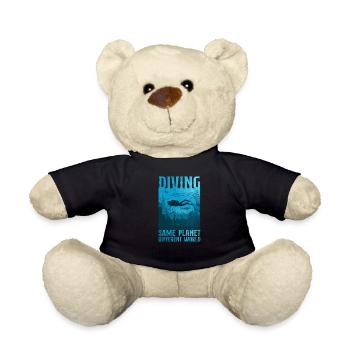 Scuba Diverg Diving Same Planet - Nounours - noir - Devant