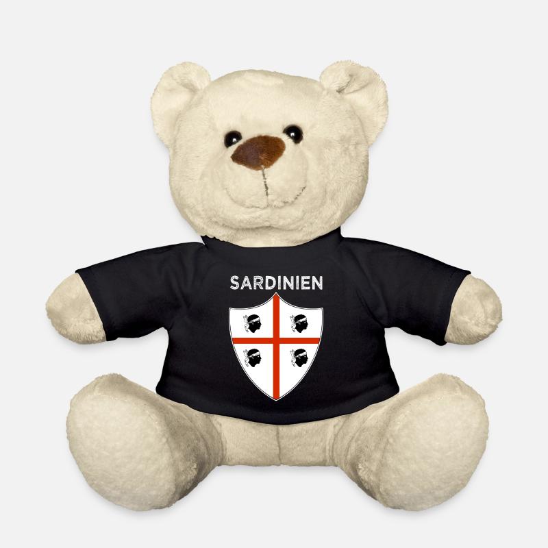 Sardaigne drapeau Sardaigne retro - Nounours - noir
