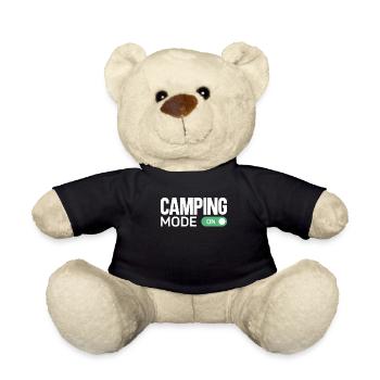 Camping Mode On Tent - Nounours - noir - Devant