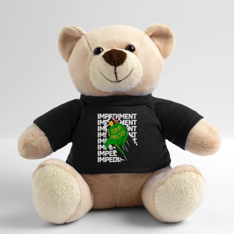 Superhero destroys Impediments - Scrum Master Teddy Bear