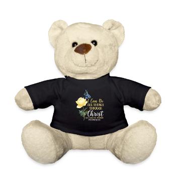 Christian Bible Verse Butterfly - Teddy - Schwarz - Vorne