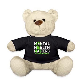Mental health - Teddy Bear - black - Front