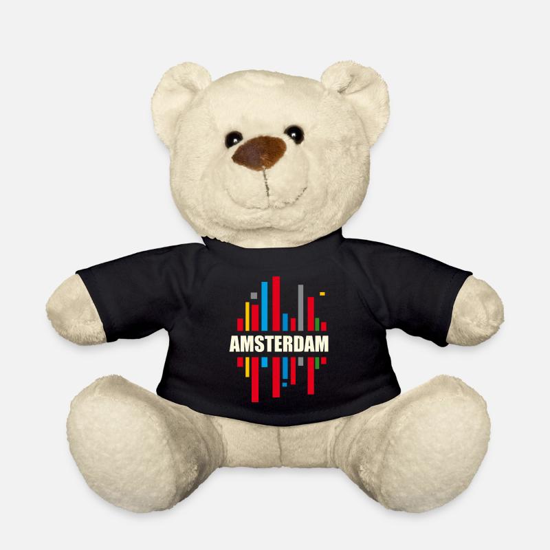 Amsterdam - Teddy Bear - black