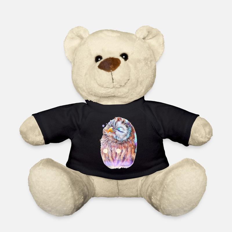 Eule - Teddy - Schwarz
