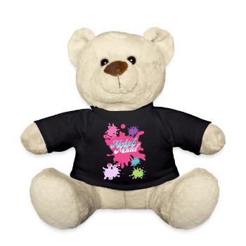 Muddy run shirt mud Matsch Lauf Team obstacle Frau - Teddy - Schwarz - Vorne