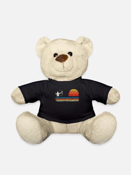 Archery Bow Archer Retro Vintage - Teddy - Schwarz