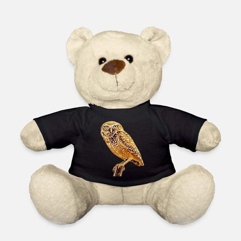 Die Eule die Eule - Teddy - Schwarz
