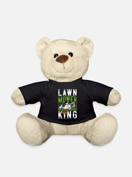 Lawn Mower Mowing Dad Father - Teddy - Schwarz