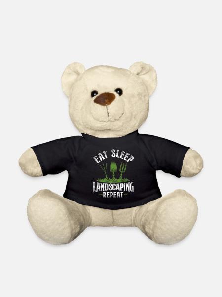 Landscaper Landscaping Landscape - Teddy Bear - black