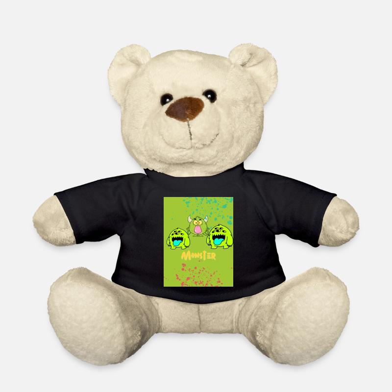 Monster - Teddy - Schwarz