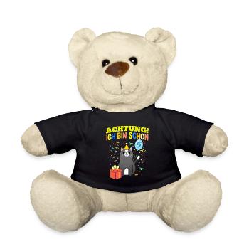 Achtung Ich Bin Schon 5 Geburtstag Tuxedo-Katze - Teddy - Schwarz - Vorne