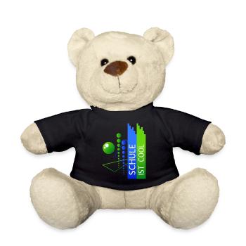 Schule ist cool - Teddy - Schwarz - Vorne