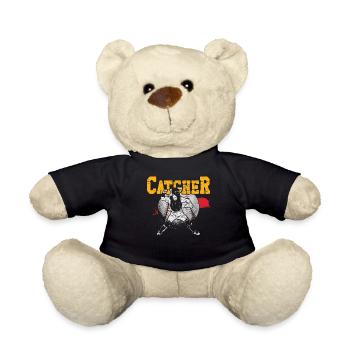 Baseball Fan Catcher Vintage - Nounours - noir - Devant