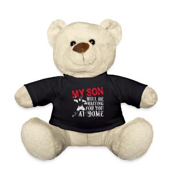 Baseball Fan Catcher Vintage Mon - Nounours - noir - Devant