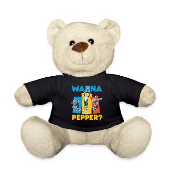 Volleyball Player Team Wanna - Teddy - Schwarz - Vorne
