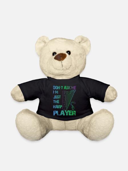 Harfen Spieler - Teddy - Schwarz