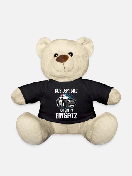 Aus Dem Weg Ich Bin Im Einsatz - Teddy - Schwarz