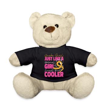 Snake Serpent Snake Girl Just Like - Teddy Bear - black - Front