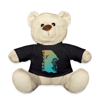 Gorilla Gesicht - Teddy - Schwarz - Vorne
