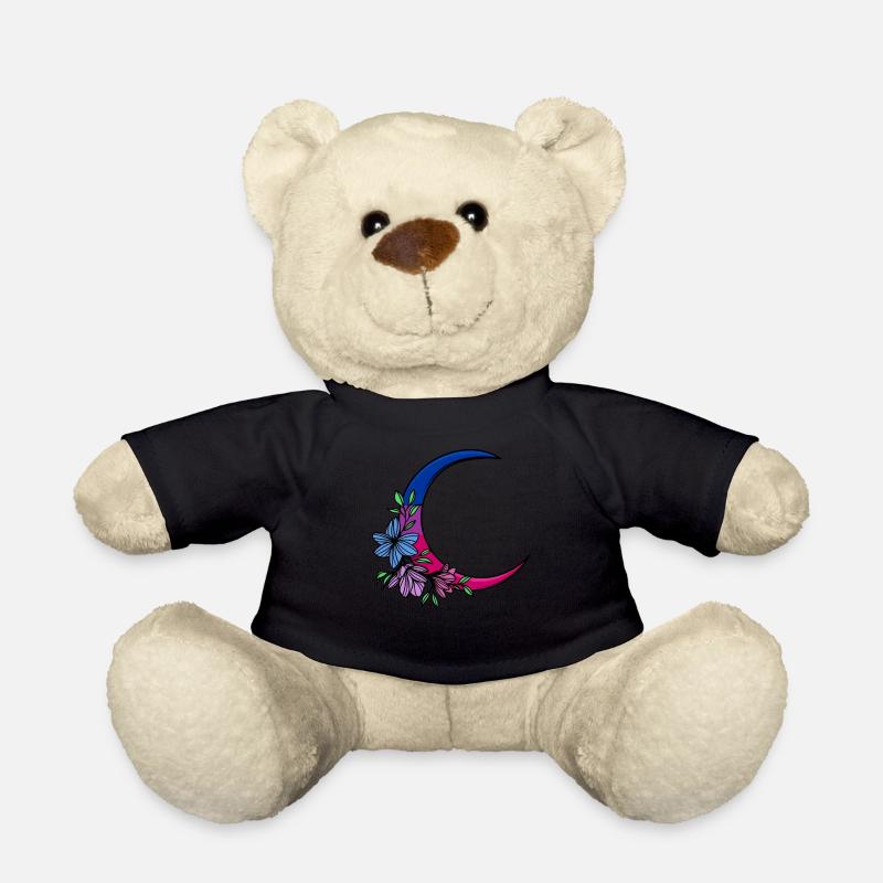 Bisexueller Mond LGBT Bisexual Pride - Teddy - Schwarz