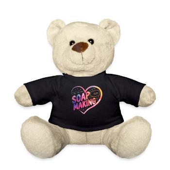 Soap Making Crafting Heart - Teddy - Schwarz - Vorne