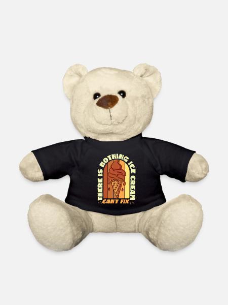 Ice Cream Cone Retro There Is - Teddy - Schwarz