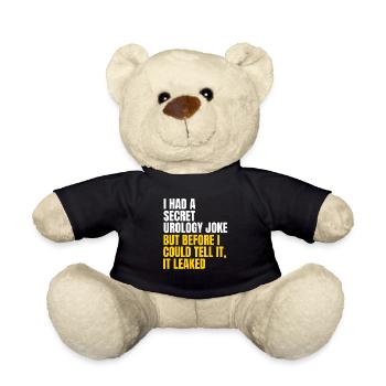 Secret Urology joke - Teddy Bear - black - Front