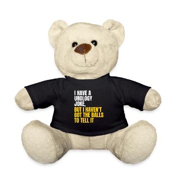 Urology joke 2 - Teddy Bear - black - Front