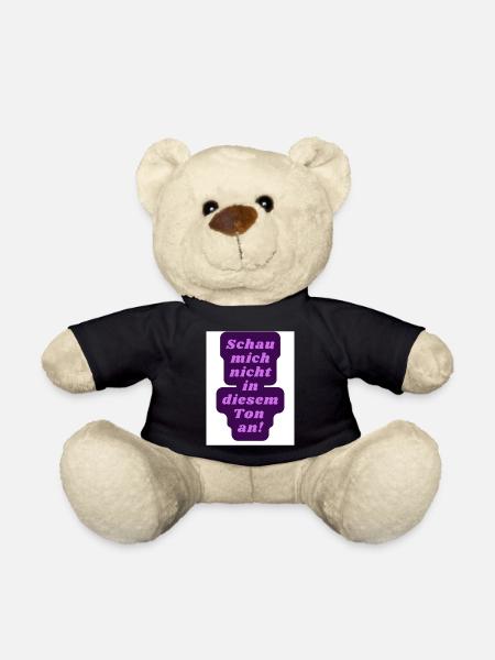 Schau nicht so - Teddy - Schwarz