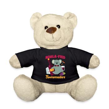 Sommelier Wine Drinking Tasting - Teddy - Schwarz - Vorne