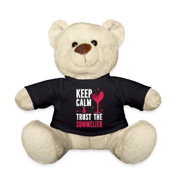 Sommelier Wine Drinking Tasting - Teddy - Schwarz - Vorne