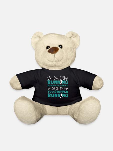 Running Runner Half Marathon - Teddy - Schwarz