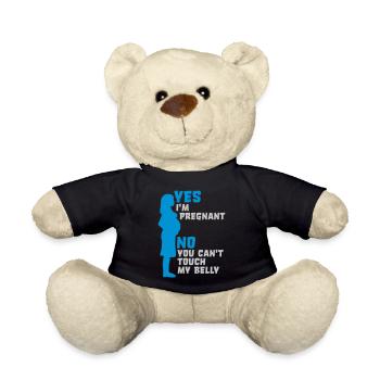 ne peut pas toucher mon - Nounours - noir - Devant