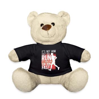 Running Runner Half Marathon - Teddy - Schwarz - Vorne
