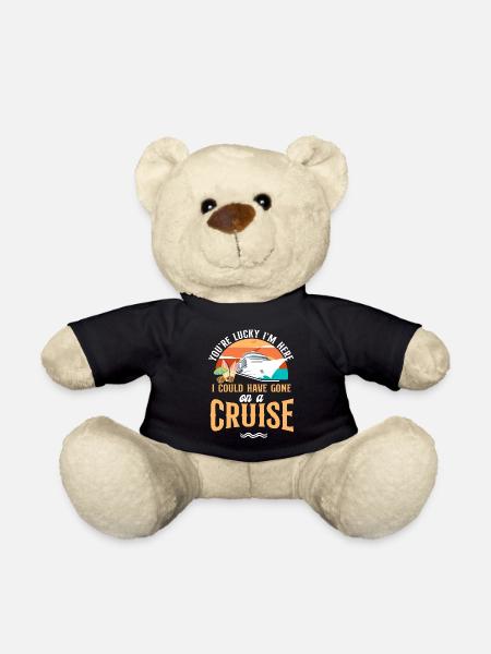 Cruise Ship Vacation You're Lucky - Teddy - Schwarz