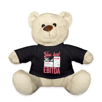 Comptable Comptable Comptable Comptabilité - Nounours - noir - Devant
