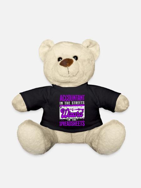 Comptable Comptable Comptable Comptabilité - Nounours - noir