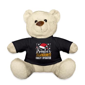 Certified Forklift Truck Operator - Teddy Bear - black - Front