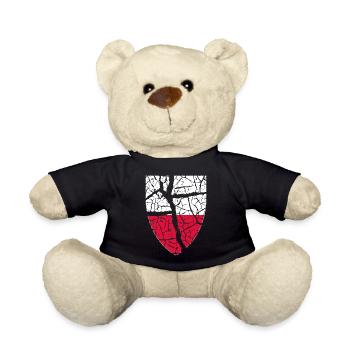 Armoiries de la Pologne - Nounours - noir - Devant