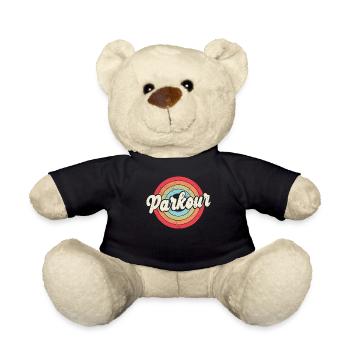 Parkour Free Running Traceur Retro - Nounours - noir - Devant