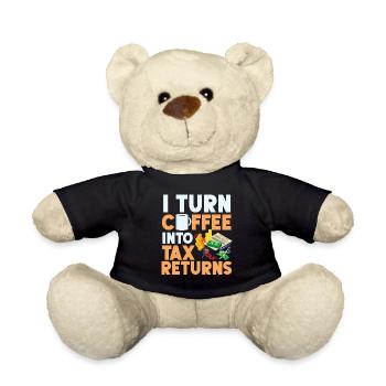 Accountant Bookkeeper Accounting - Teddy Bear - black - Front