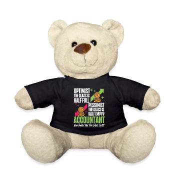 Comptable Comptable Comptable - Nounours - noir - Devant