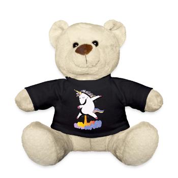 Pupshorn - d’une licorne peut pupsen - Nounours - noir - Devant