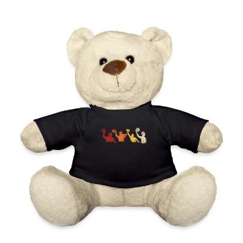 Water Polo Retro Vintage - Teddy Bear - black - Front
