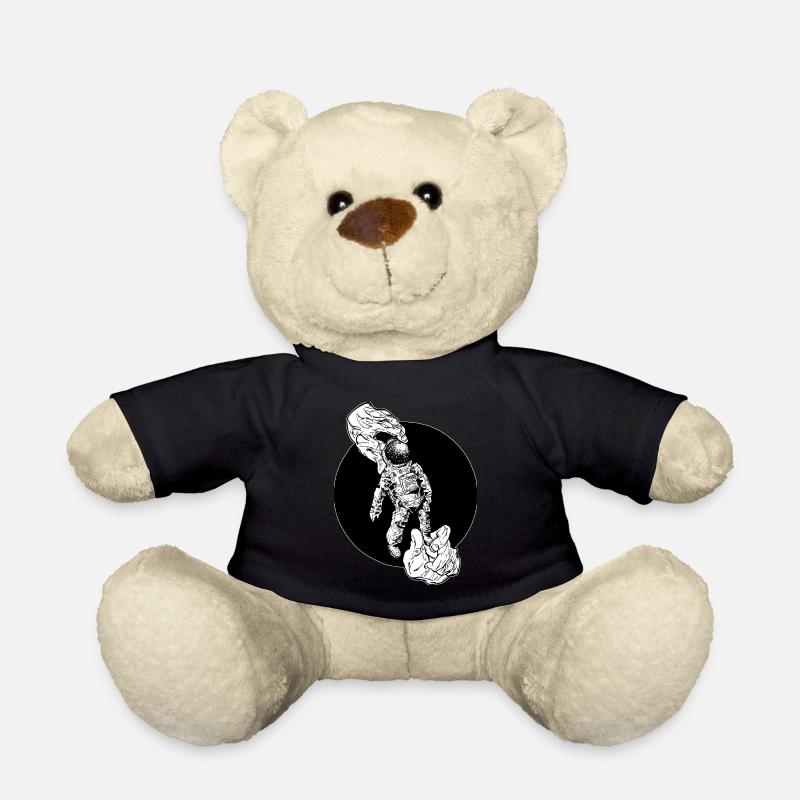 DAS Astronaut Nr 2 Weiss - Teddy Bear - black