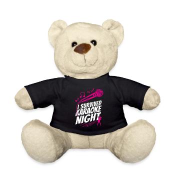 Karaoke Singer I Survived Karaoke - Teddy - Schwarz - Vorne