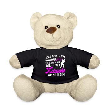 Chanteur de karaoké Il était une fois - Nounours - noir - Devant