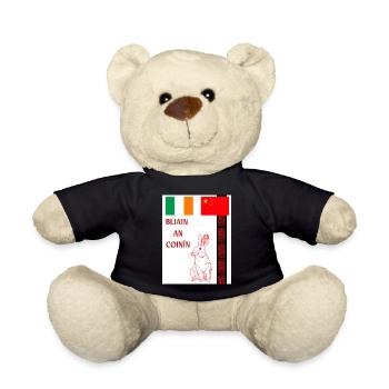 BLIAIN AN COINÍN, Année du Lapin en irlandais - Nounours - noir - Devant