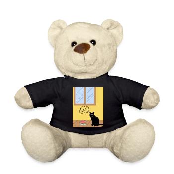 If it aint Felix i don't want it - Teddy Bear - black - Front