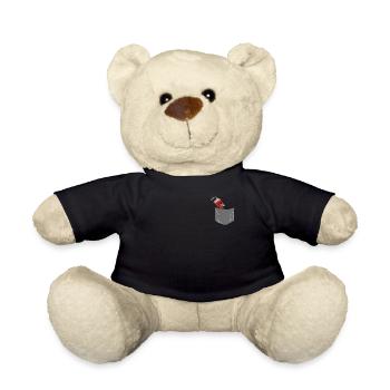 Plumbing Plumber Pipe Wrench - Teddy Bear - black - Front